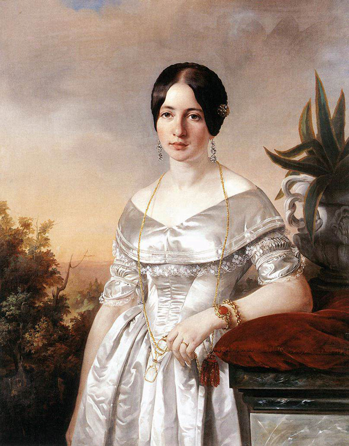 lady with a lorgnette